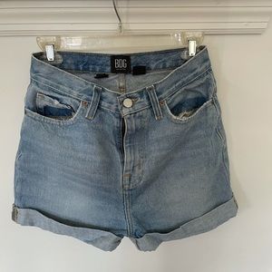 BDG high waisted denim shorts